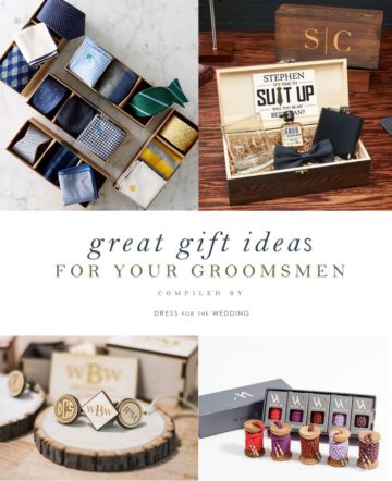 Groomsmen Gifts - Dress for the Wedding