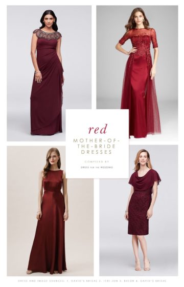 Red Mother of the Bride Dresses - Dress for the Wedding