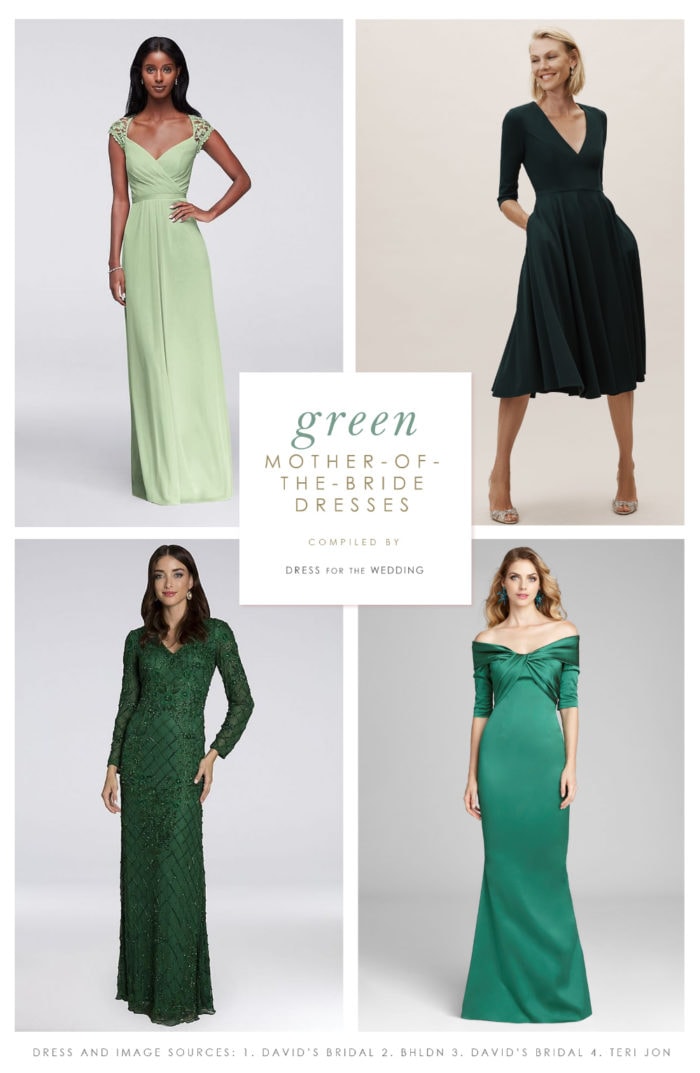 Shades of green mother of the Bride dresses Dresses Images 2022