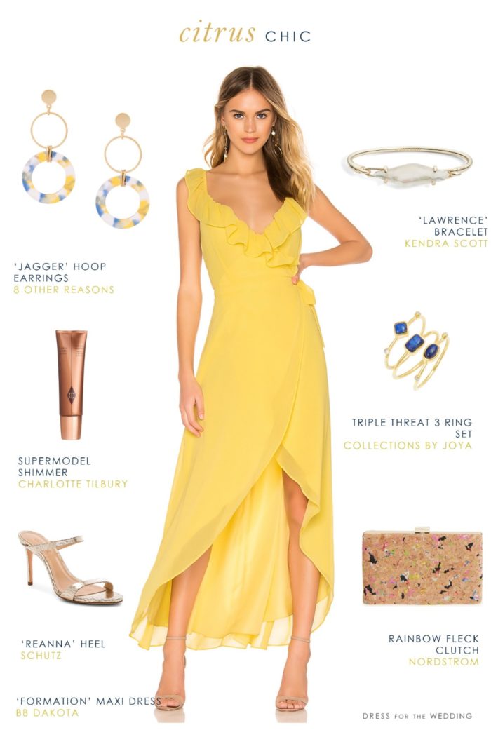 yellow spring dress 2019