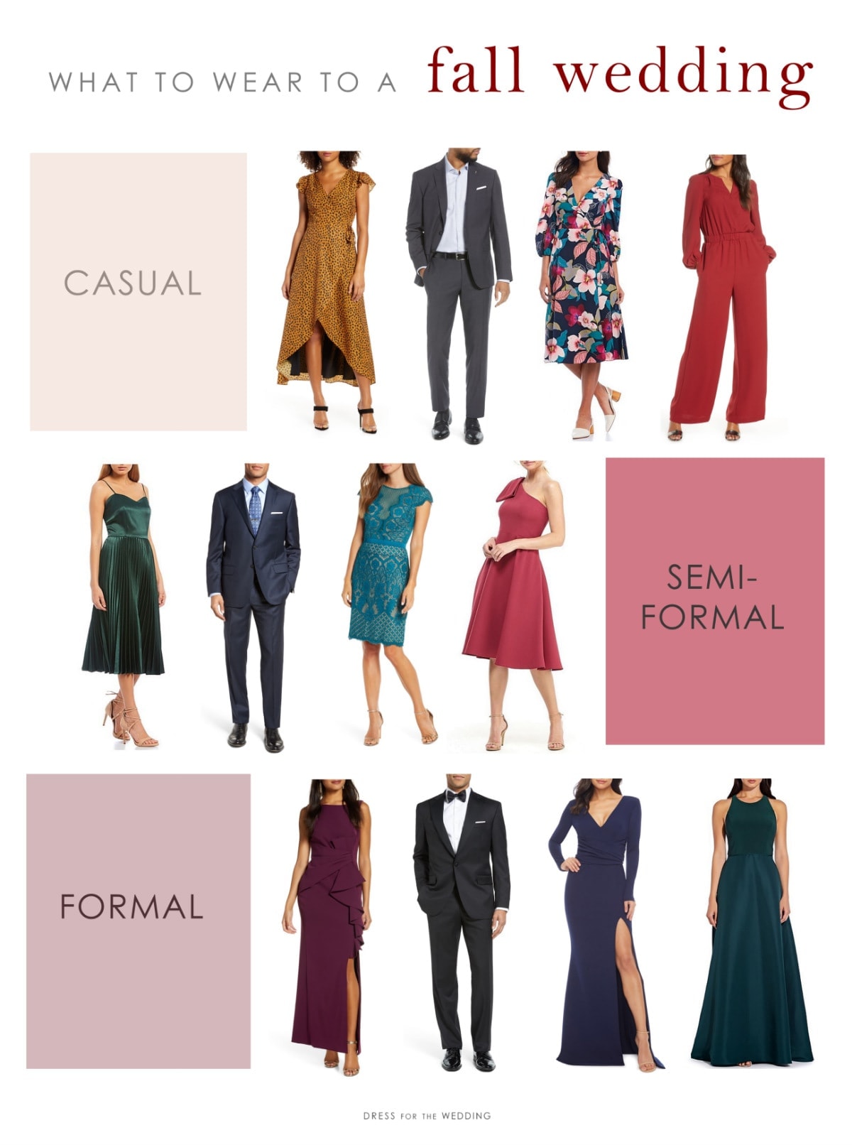 outfits to wear to a fall wedding