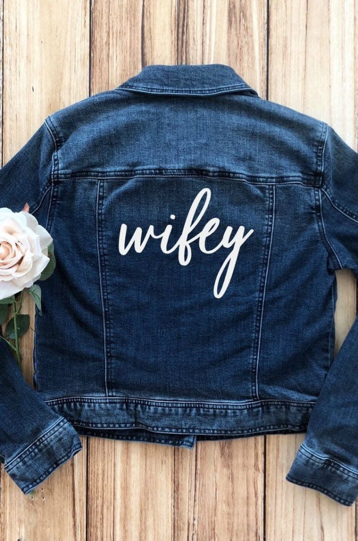 wifey jean jacket