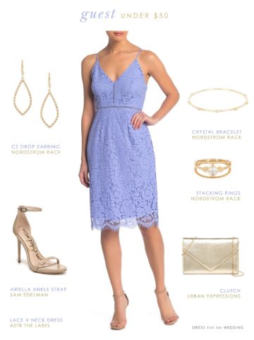 Blue Dress for a Wedding Guest Under $50 - Dress for the Wedding