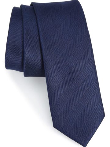 Navy blue tie for groomsmen