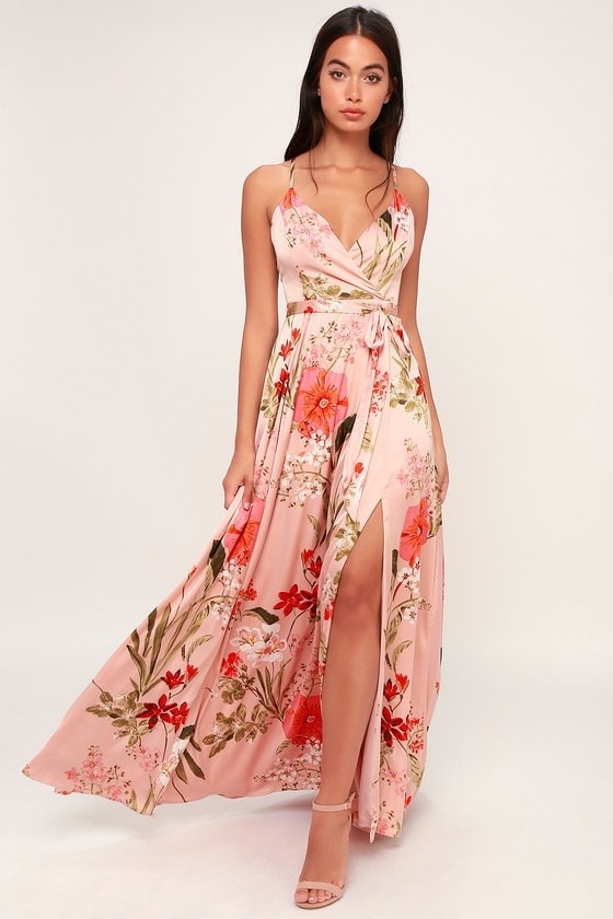Buy BLOOMING HIGH PINK FLORAL DRESS for Women Online in India