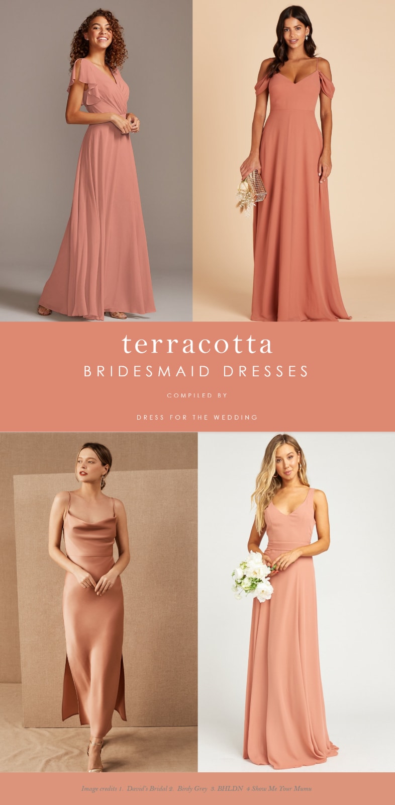 Terracotta Bridesmaid Dresses Dress for the Wedding