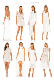White Dresses for Weddings From Revolve - Dress for the Wedding