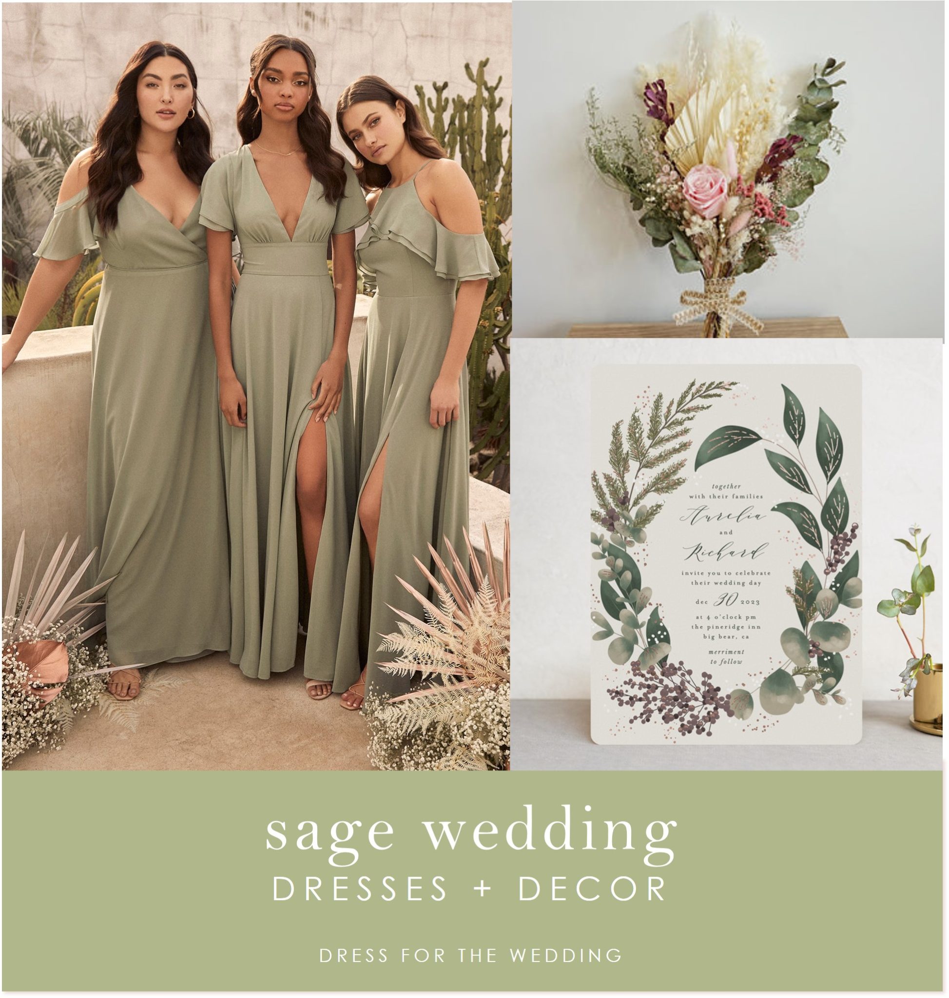 sage green wedding