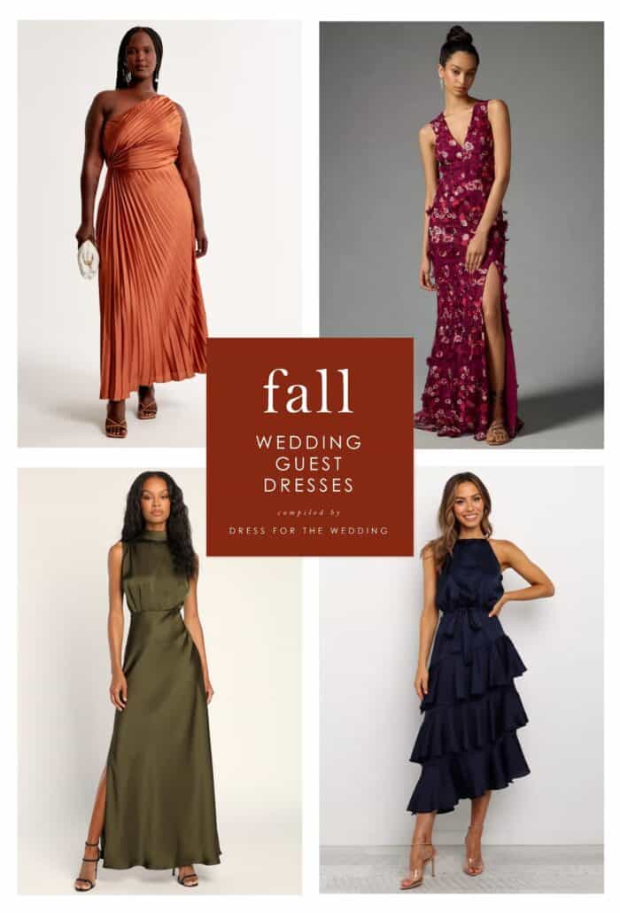 9 Elegant Fall Wedding Guest Dresses Under $50 at