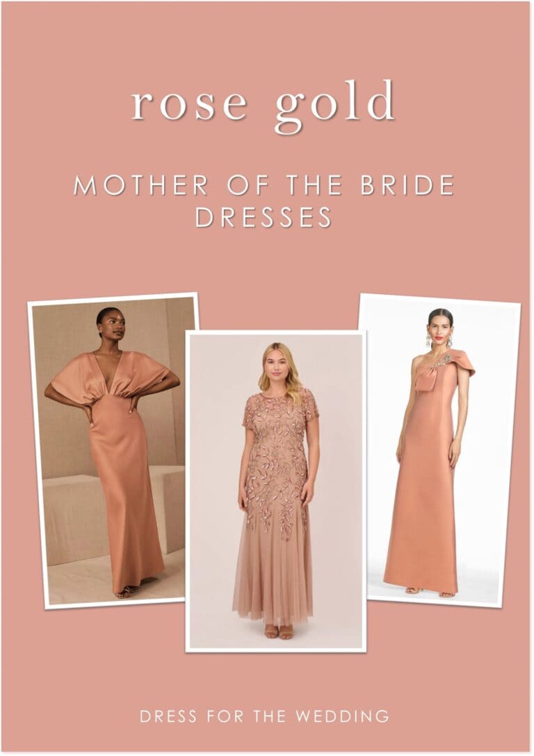 Rose Gold Mother of the Bride Dresses - Dress for the Wedding