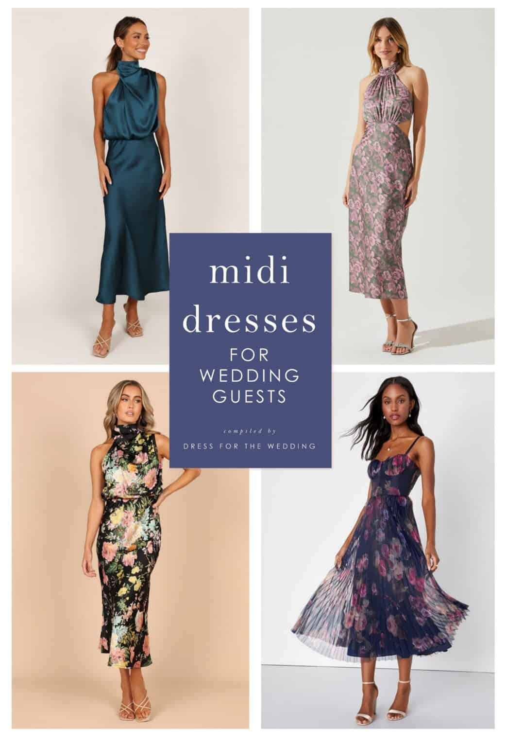 Midi Dresses for Wedding Guests - Dress for the Wedding