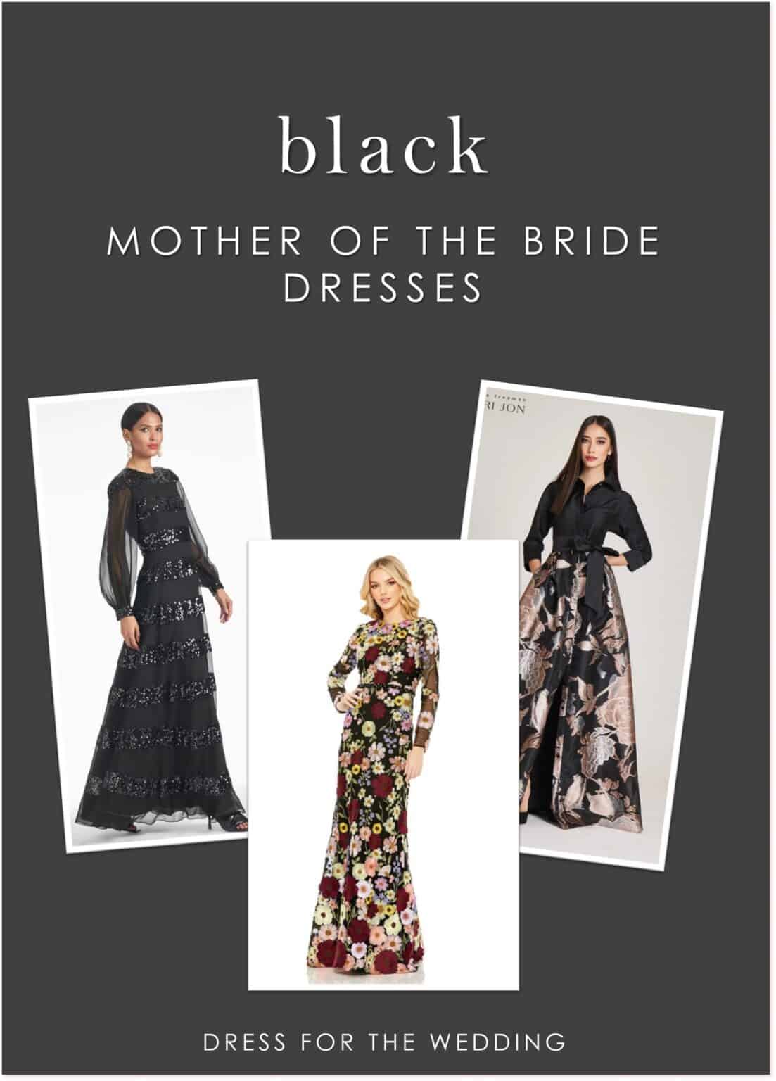 Black Mother of the Bride Dresses - Dress for the Wedding