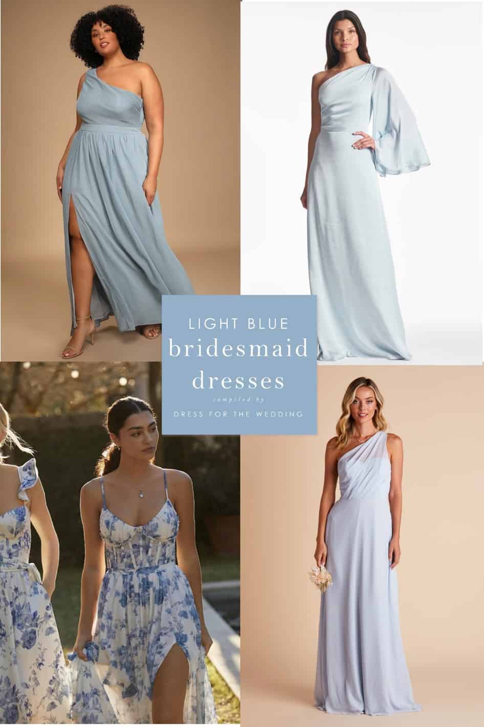 Gorgeous Long Sleeves Light Sky Blue Bridesmaid Dress, BW97689 – luladress