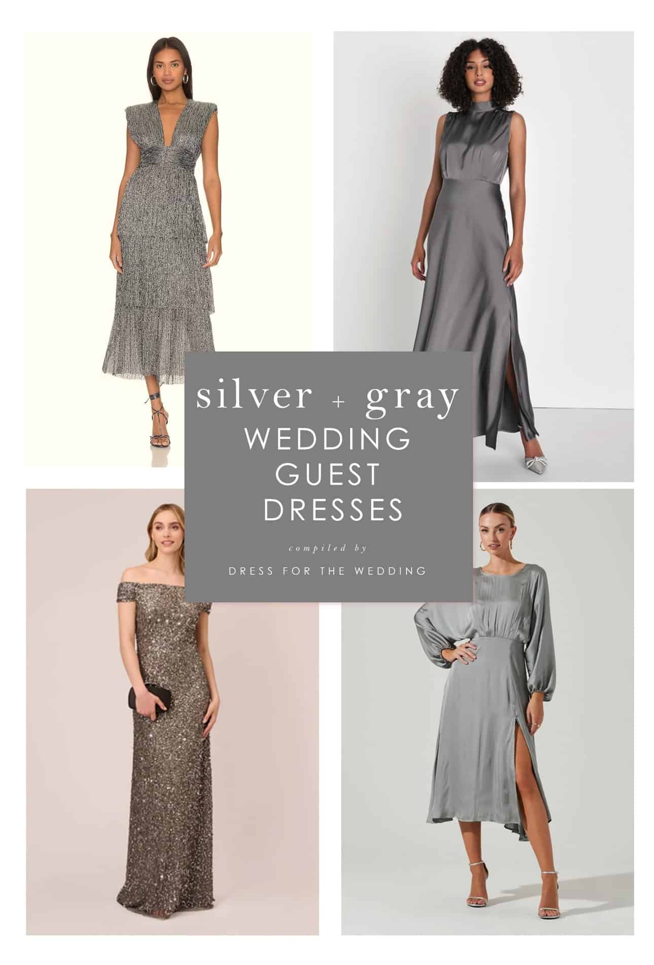 Silver Clutch with Silver Dress Outfits (19 ideas & outfits)