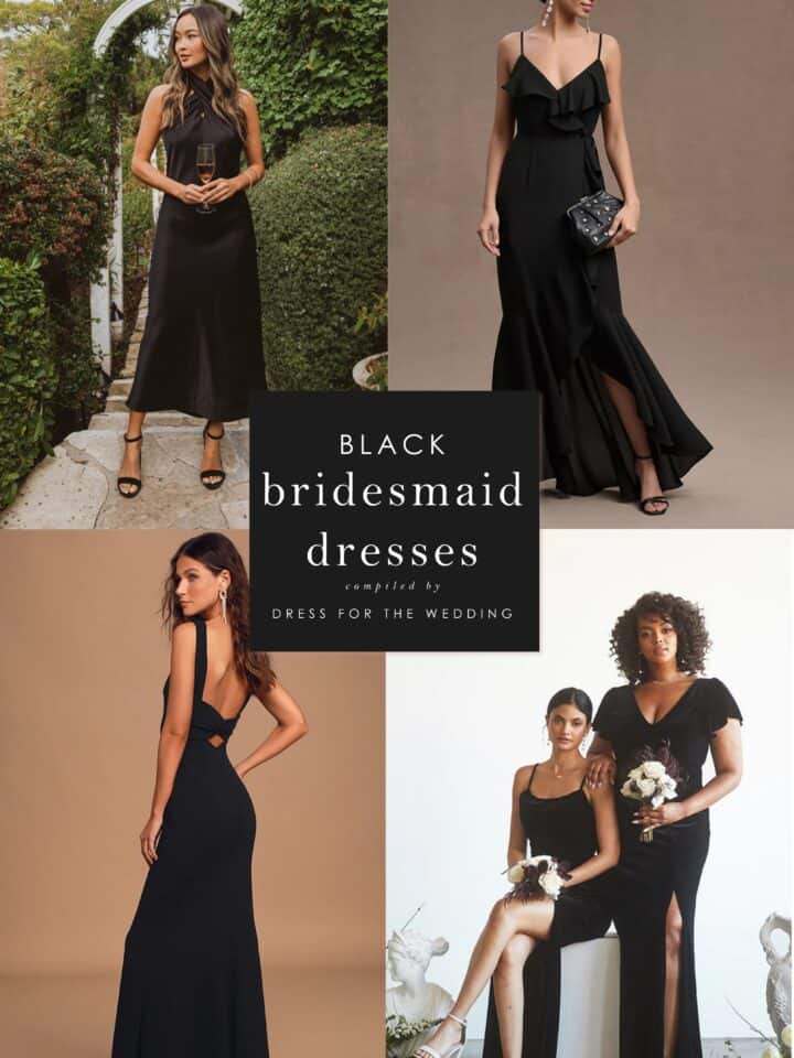 Black Wedding Attire Ideas - Dress for the Wedding