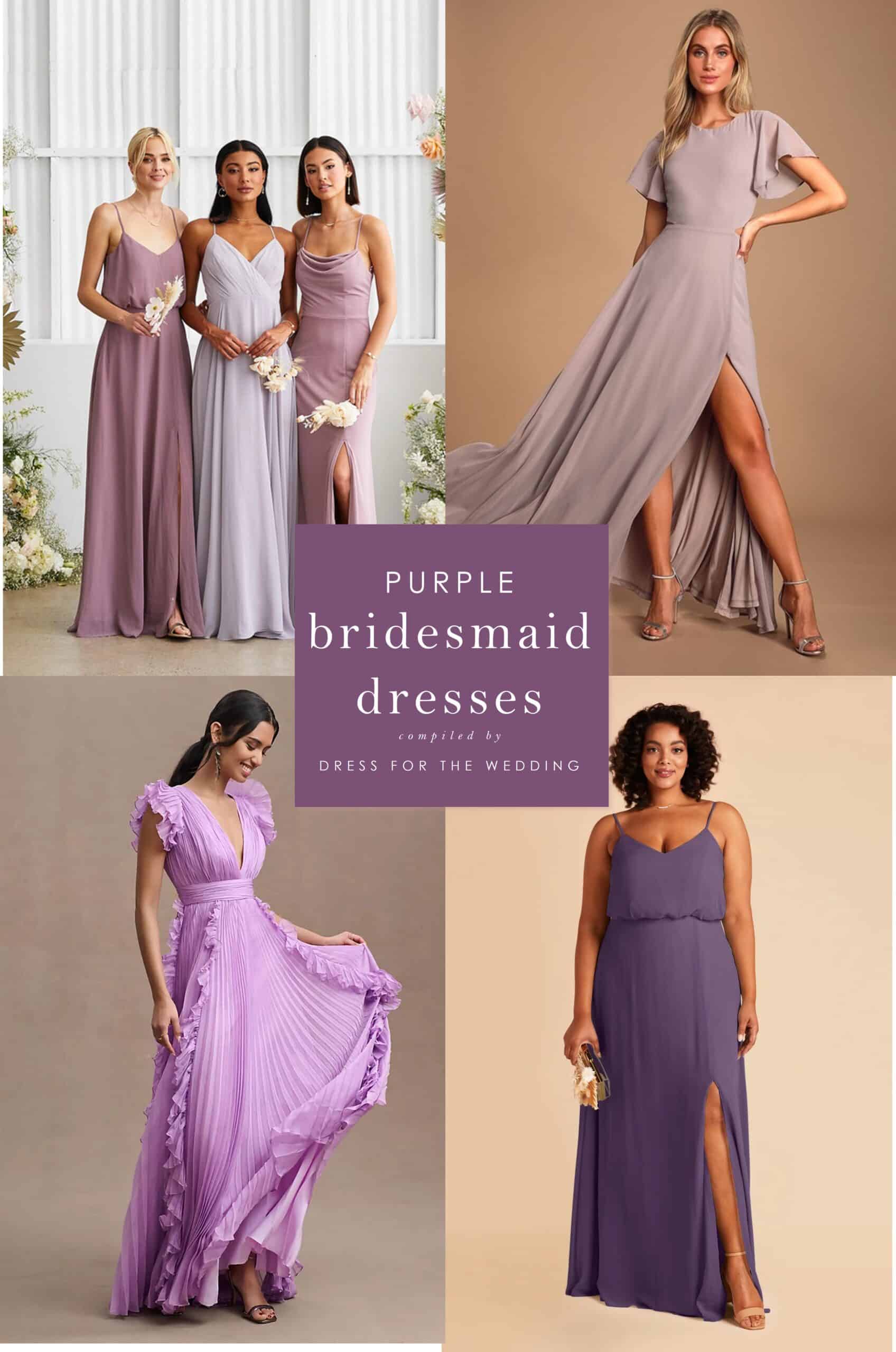 Purple Bridesmaid Dresses - Dress for the Wedding