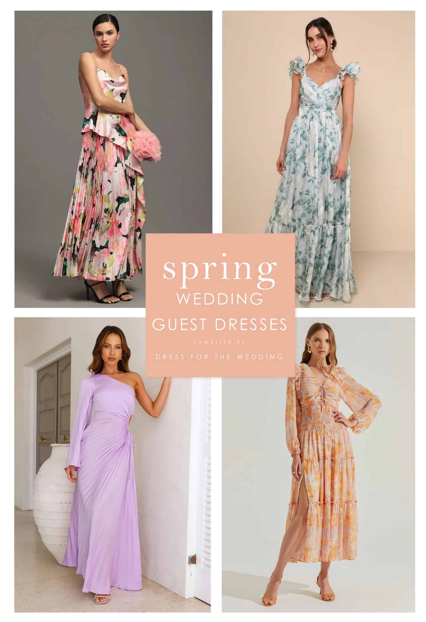 Midsize vs. Model: @lulus spring wedding guest dresses
